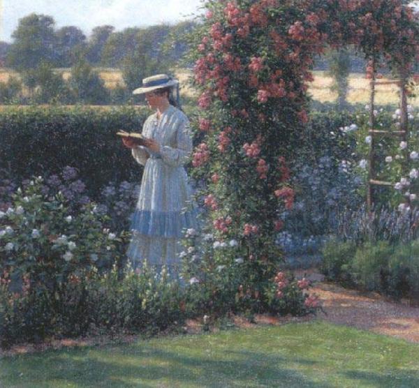 Edmund Blair Leighton Sweet solitude oil painting picture